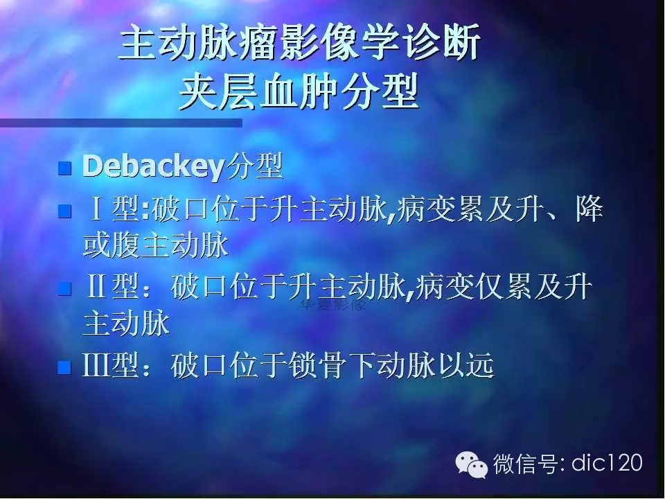 主动脉瘤影像学诊断