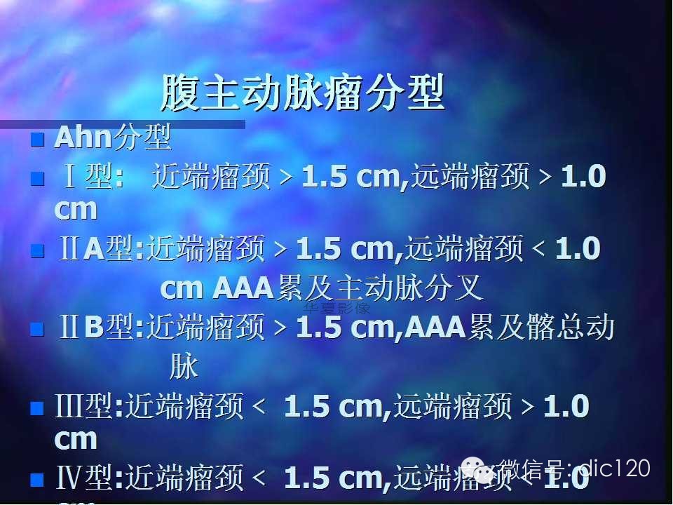 主动脉瘤影像学诊断