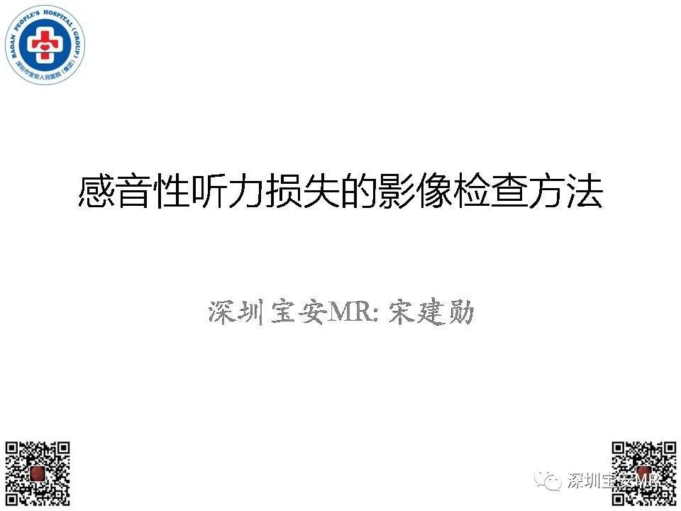 【PPT】感音性听力损失的影像检查-1