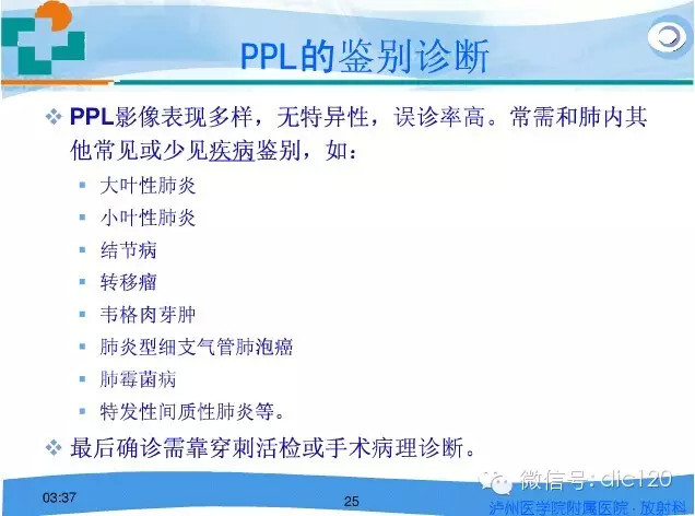 肺淋巴瘤的影像诊断