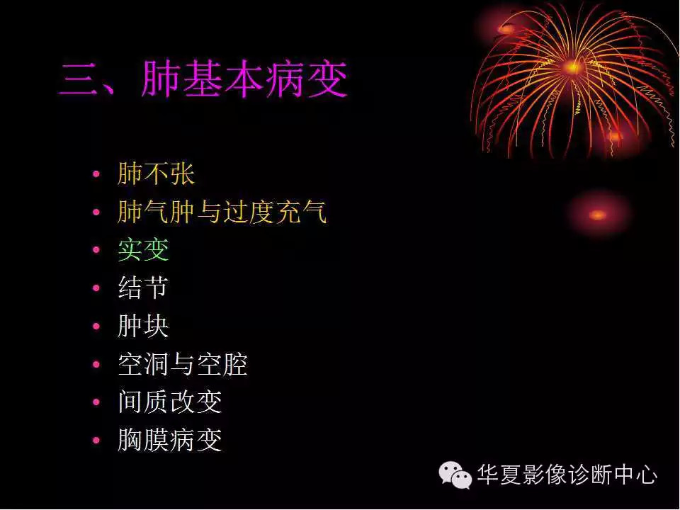 肺与纵隔的影像诊断