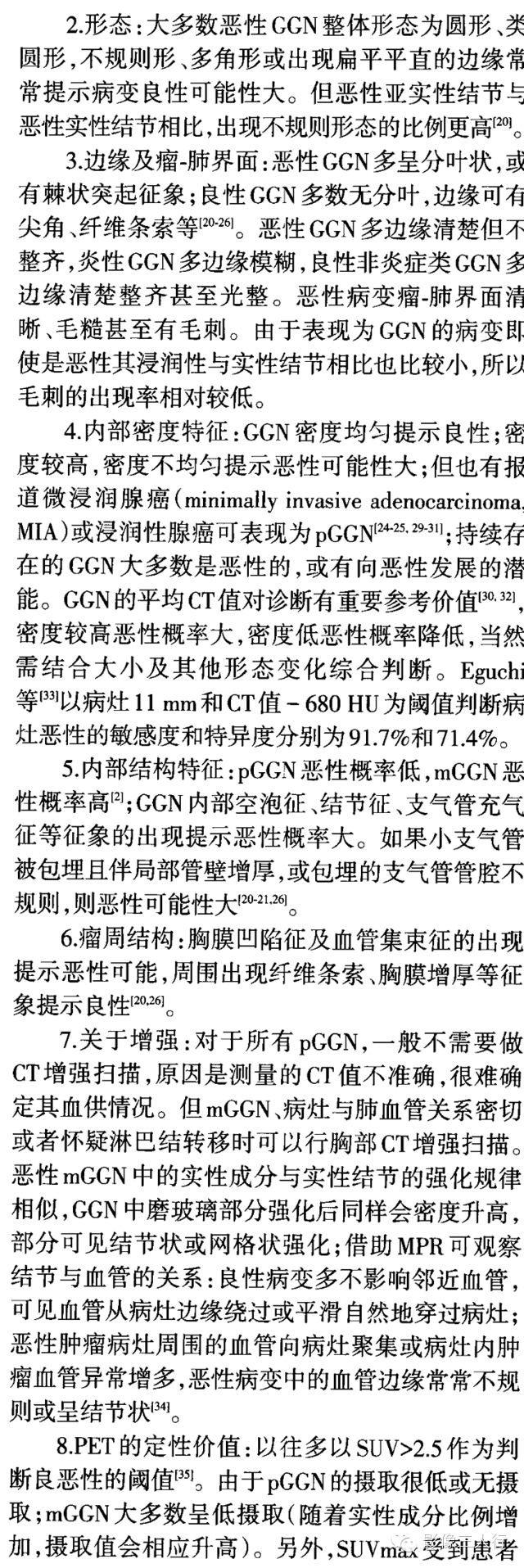 肺亚实性结节影像处理专家共识