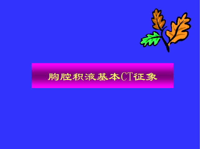 胸部CT阅读与诊断