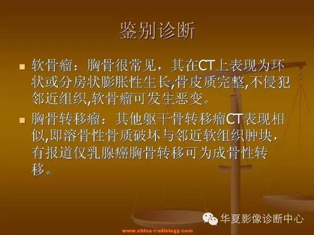 【病例学习】胸骨浆细胞骨髓瘤一例CT诊断与鉴别