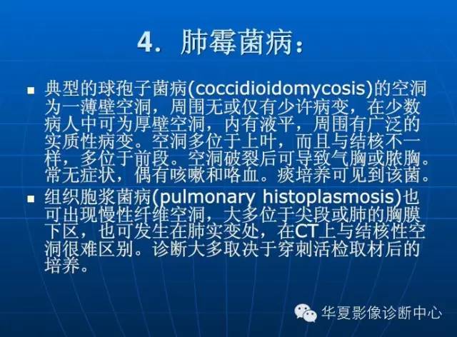 肺部空洞（样）病灶的影像诊断