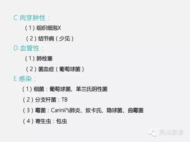 【PPT】肺内多发空洞和囊性病变诊断与鉴别诊断