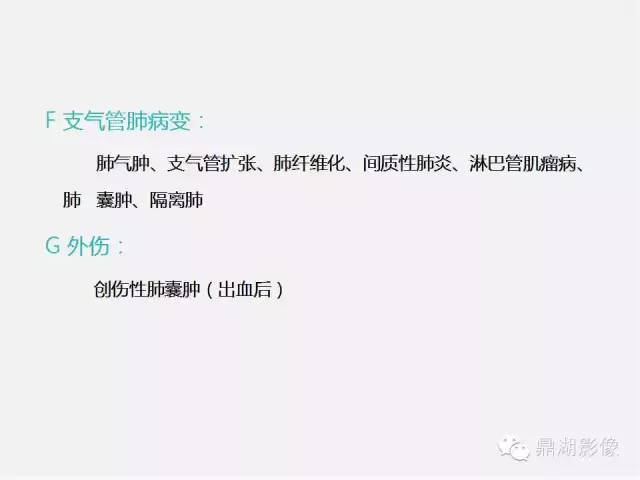 【PPT】肺内多发空洞和囊性病变诊断与鉴别诊断