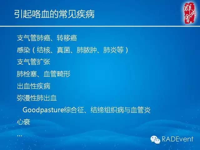 【病例】毛霉菌肺炎1例CT影像表现