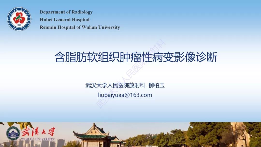 【PPT】含脂肪软组织肿瘤性病变影像诊断