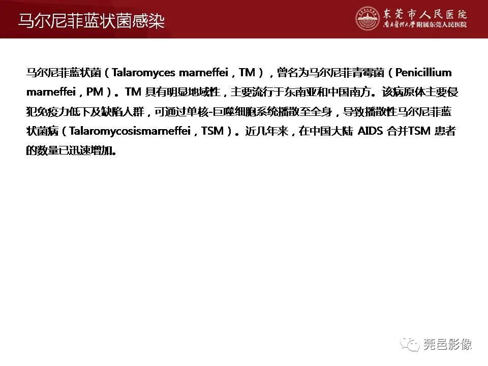 【病例】马尔尼菲蓝状菌感染1例影像学表现-16