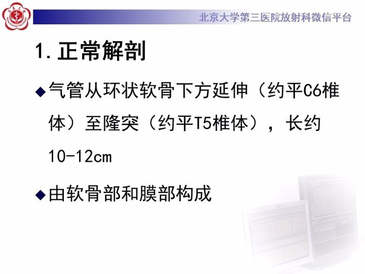 【PPT】气管的正常CT表现及疾病