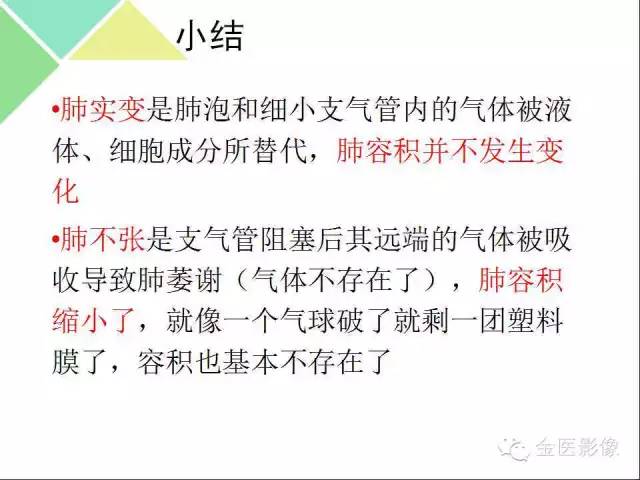 【PPT】肺不张与肺实变的影像学表现