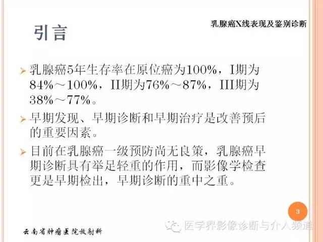 【PPT】乳腺癌的X线表现及鉴别诊断