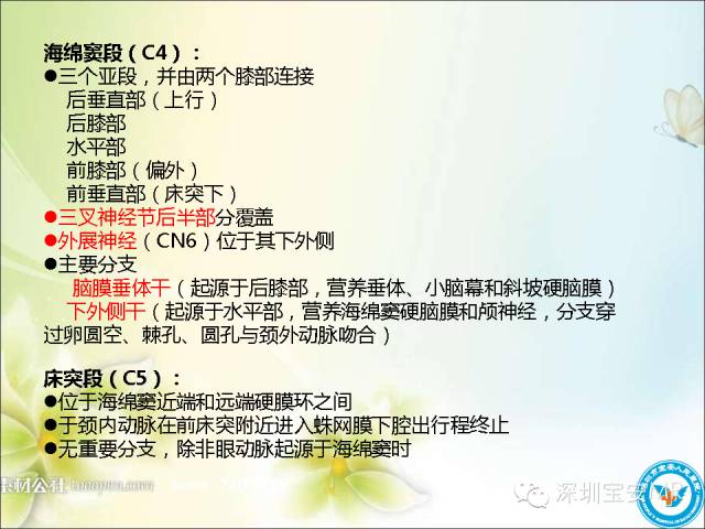 【PPT】颈内动脉颅内段影像解剖(附临床血管病例)