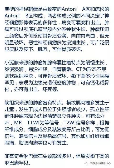 【病例】颞下窝区神经鞘瘤1例CT及MR影像表现