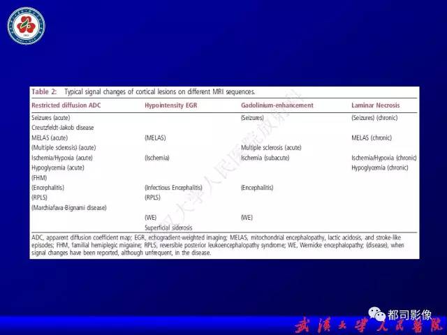【PPT】皮层异常信号病变MRI诊断
