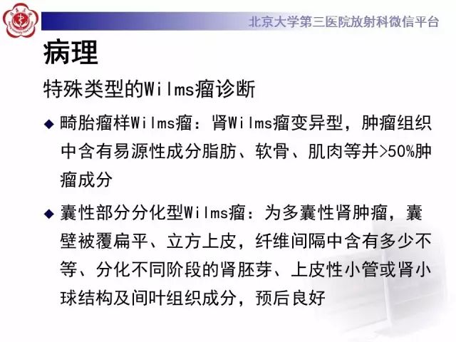 【病例】肾母细胞瘤1例CT影像表现