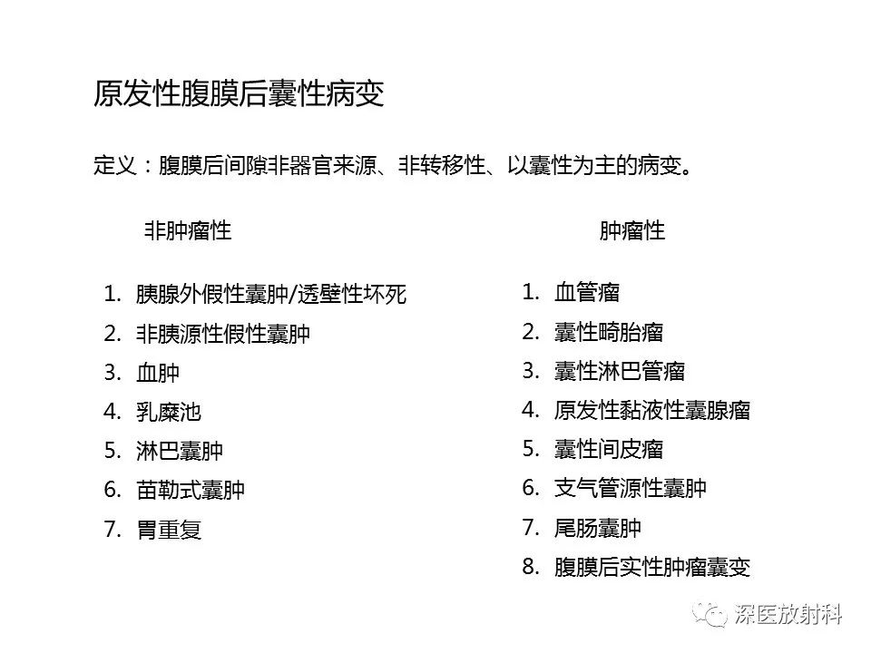 【PPT】原发性腹膜后囊性病变影像学特征-3