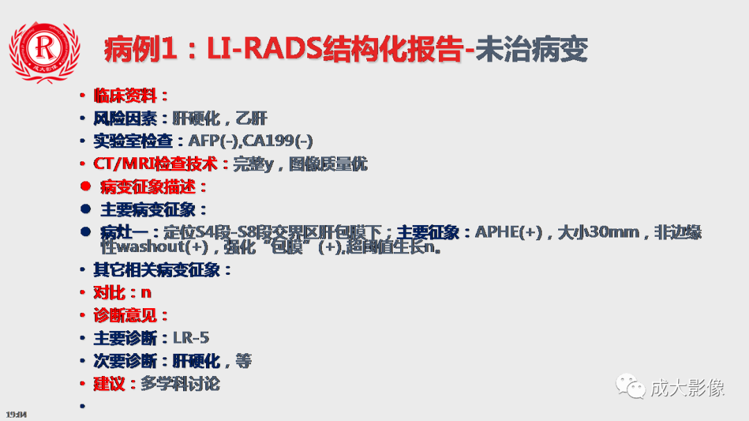 【PPT】LI-RADS结构化报告实例应用-23