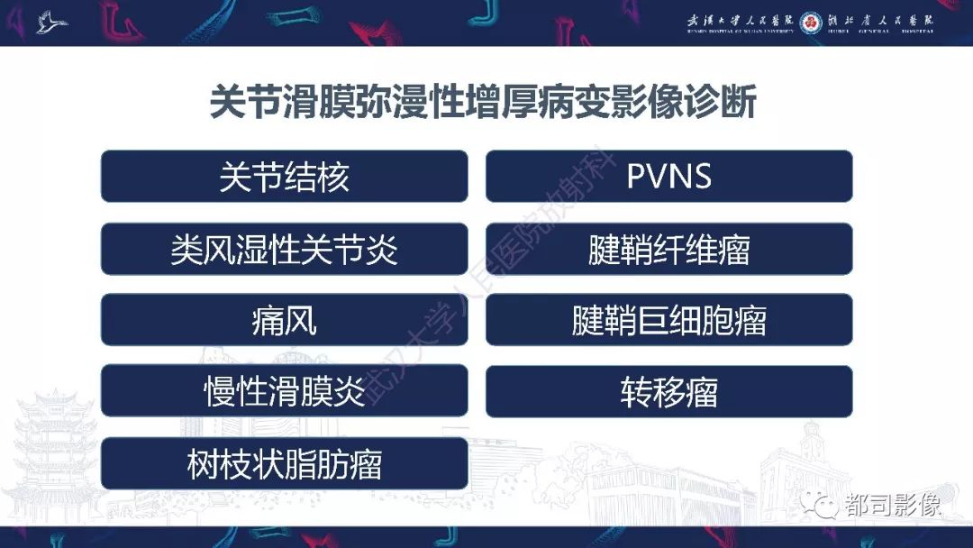 【PPT】关节滑膜弥漫性增厚病变影像诊断-2