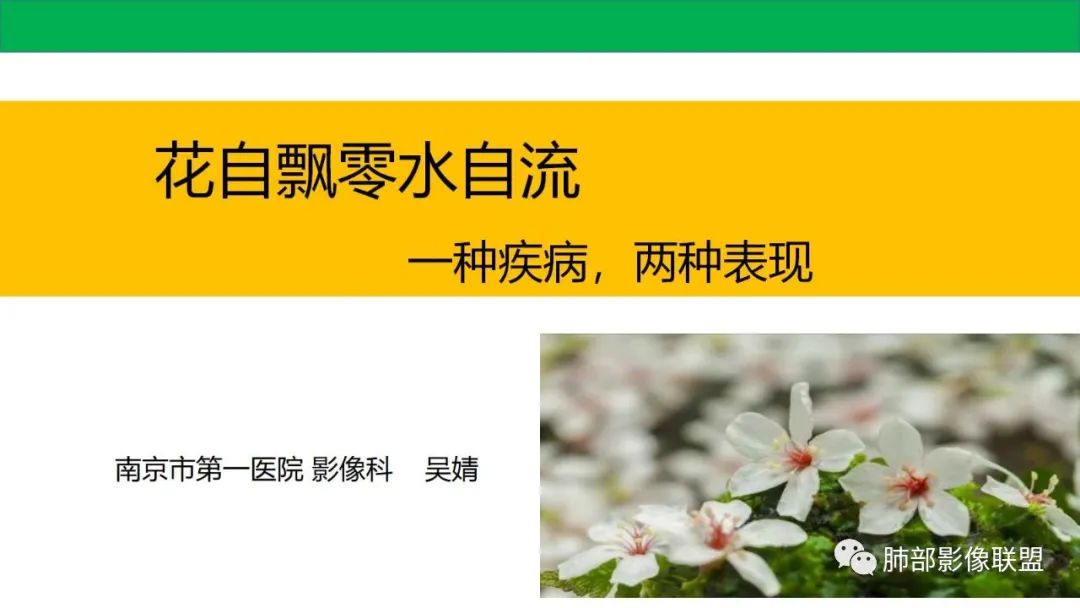 【PPT】肺粘液腺癌—一种疾病，两种表现-1