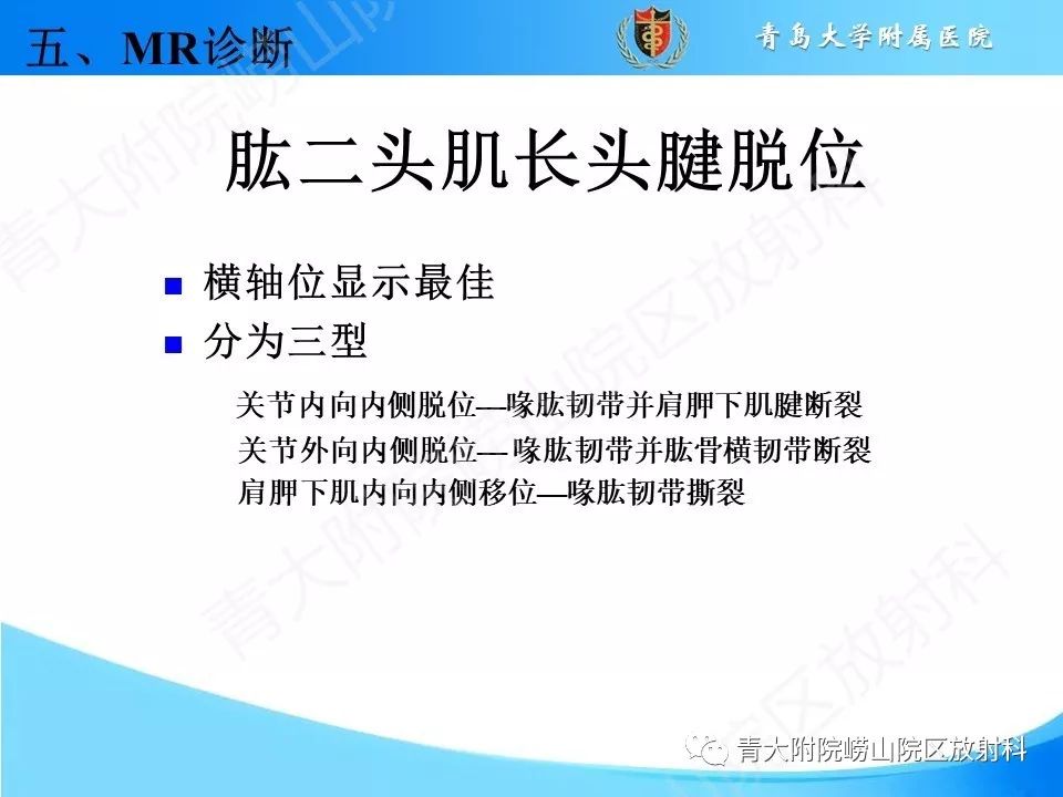 【PPT】肩关节运动损伤的MRI诊断