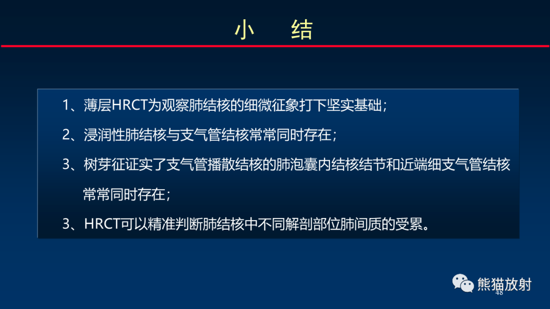 【PPT】HRCT对肺结核细节的观察进展-48