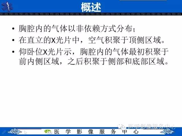 【影像征象】深沟征——气胸间接征象