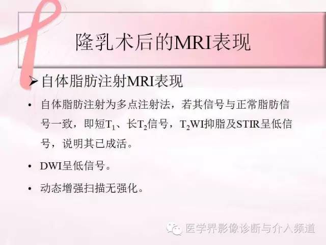 【PPT】隆乳术及其MRI表现