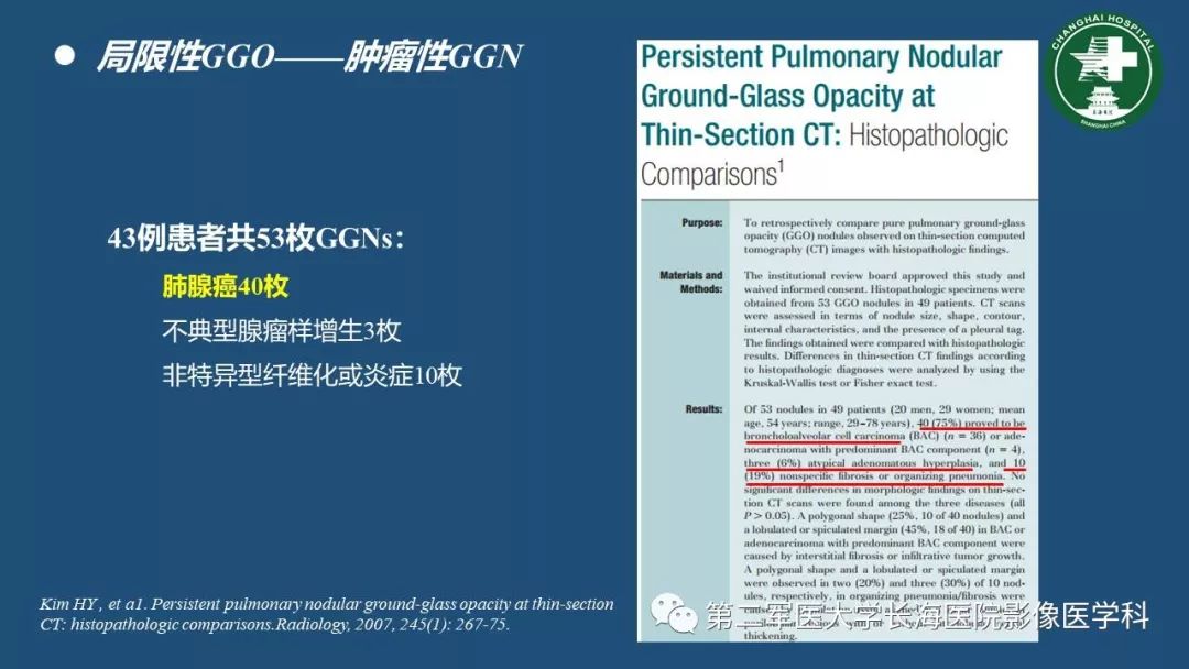 影像PPT - 【PPT】肺磨玻璃密度影的诊断及鉴别-19