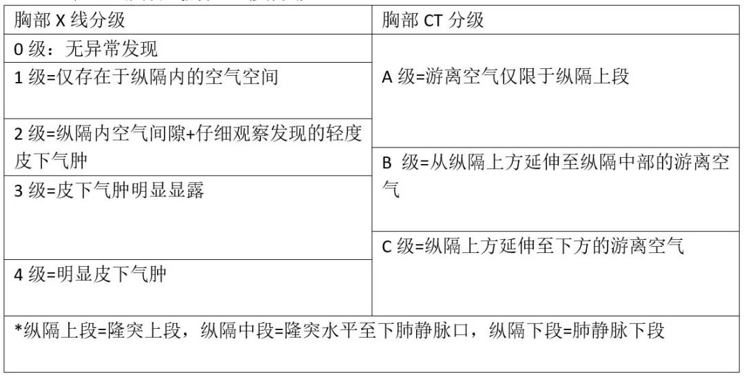 张力性纵隔气肿影像表现及严重度分级-13