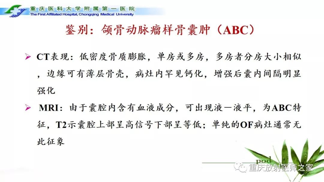 【PPT】颌骨常见肿瘤及肿瘤样病变的CT诊断及鉴别诊断-39