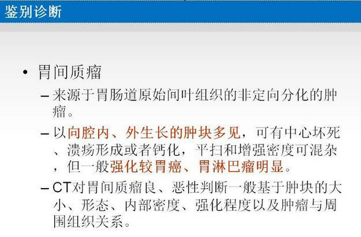 胃癌的 CT 诊断及 TNM 分期