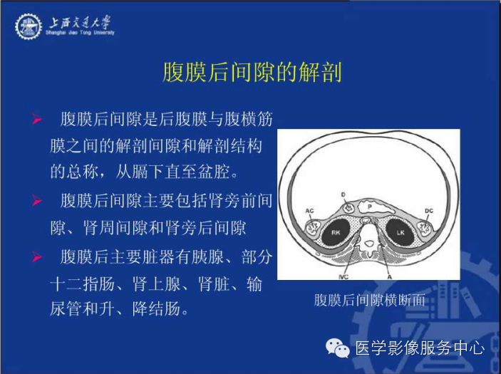 腹膜后间隙病变的影像诊断