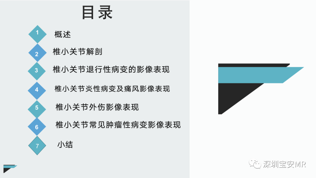 【PPT】椎小关节常见病变的影像表现-2