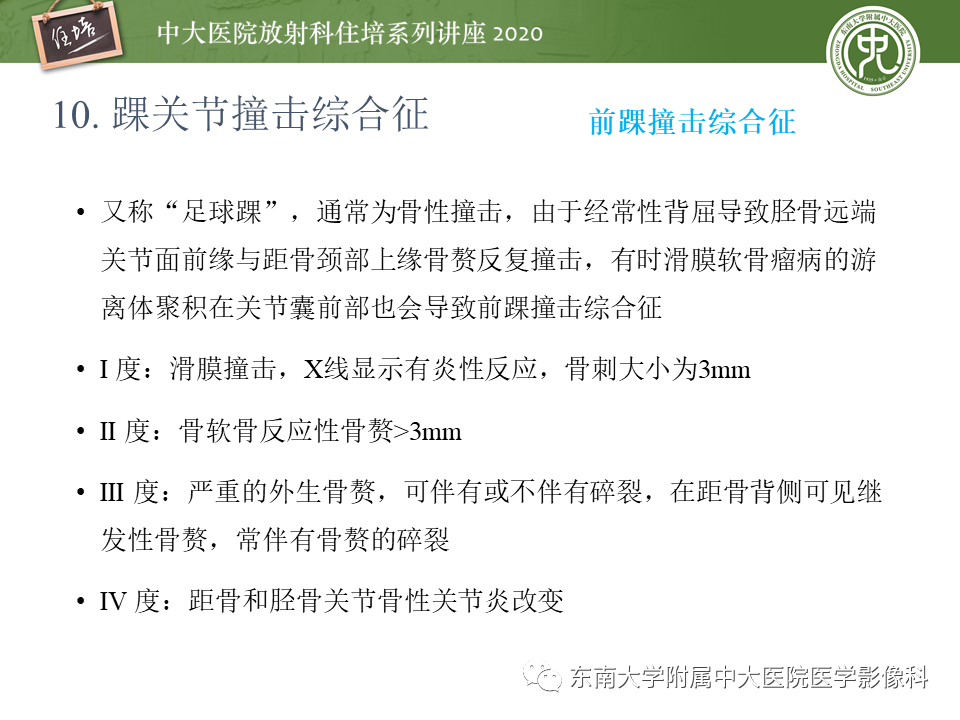 【PPT】常见撞击综合征的影像诊断-55