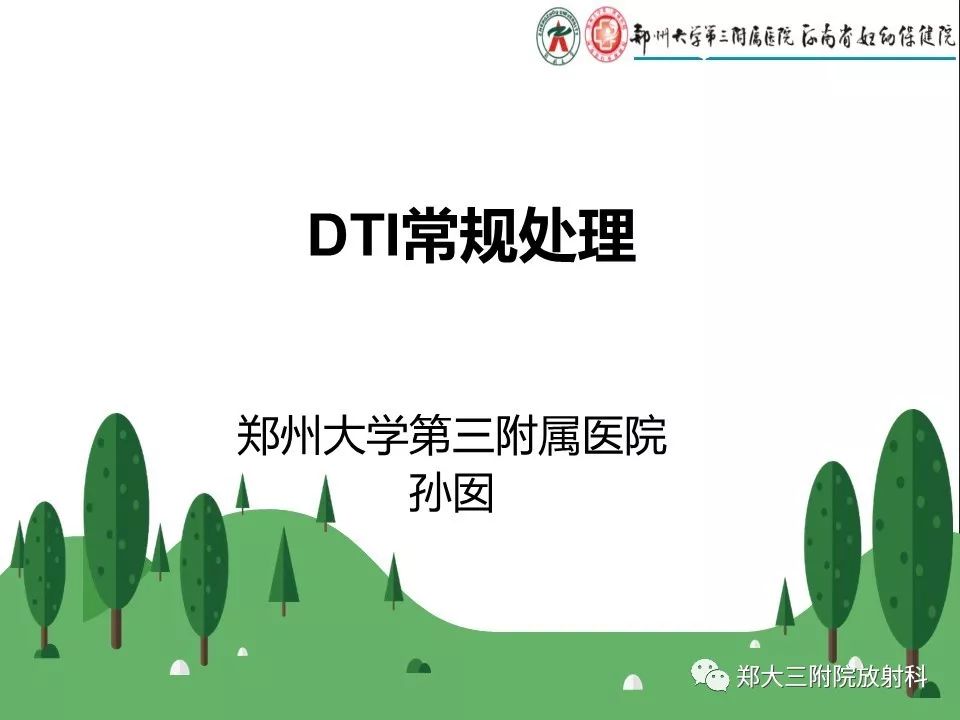 DTI常规处理