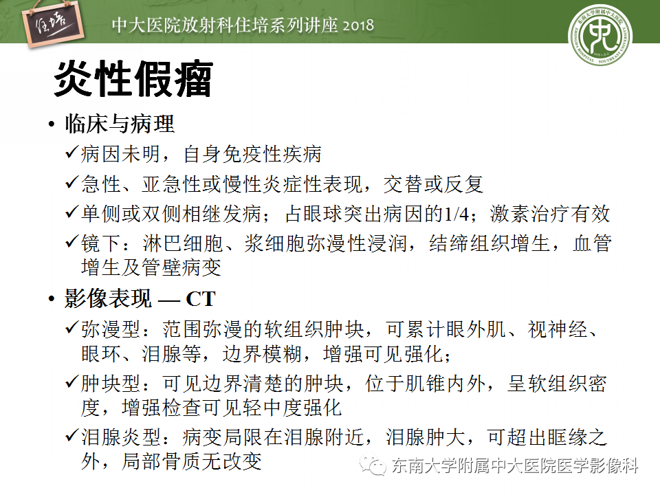 【PPT】眼眶内占位性病变的影像诊断