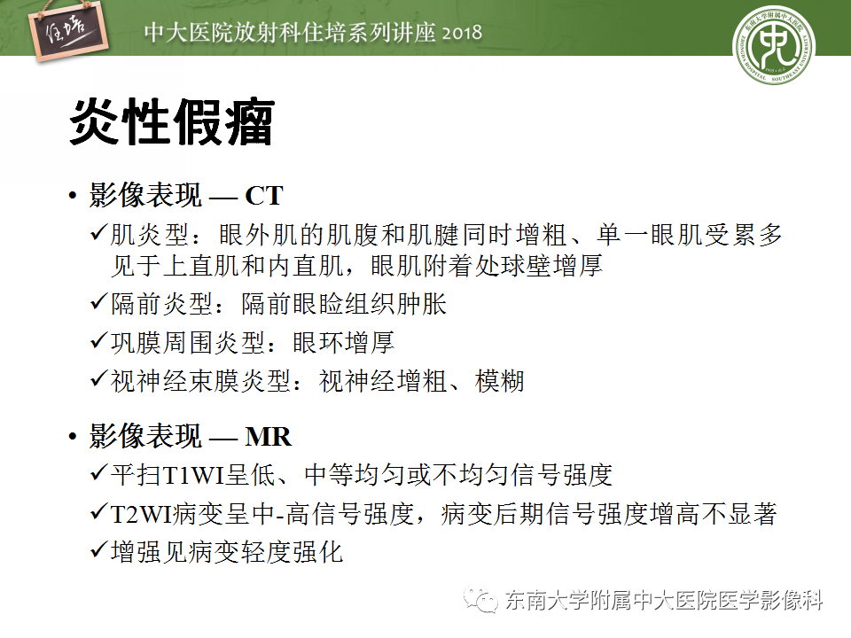 【PPT】眼眶内占位性病变的影像诊断