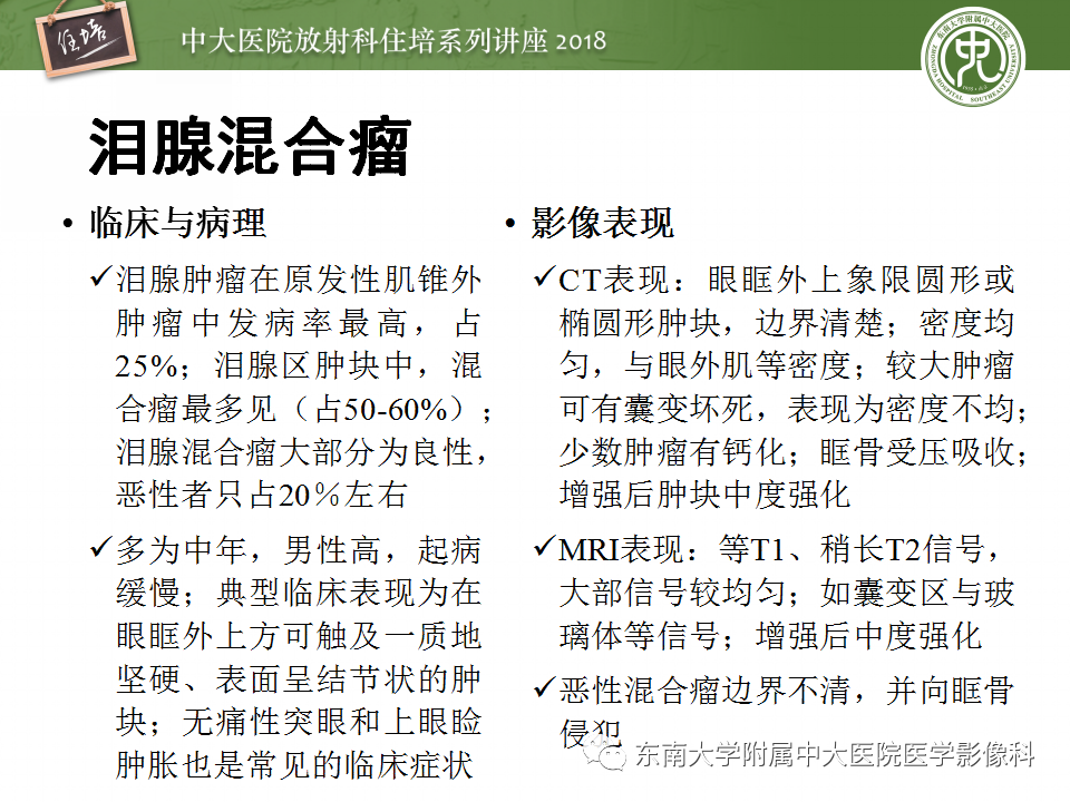 【PPT】眼眶内占位性病变的影像诊断