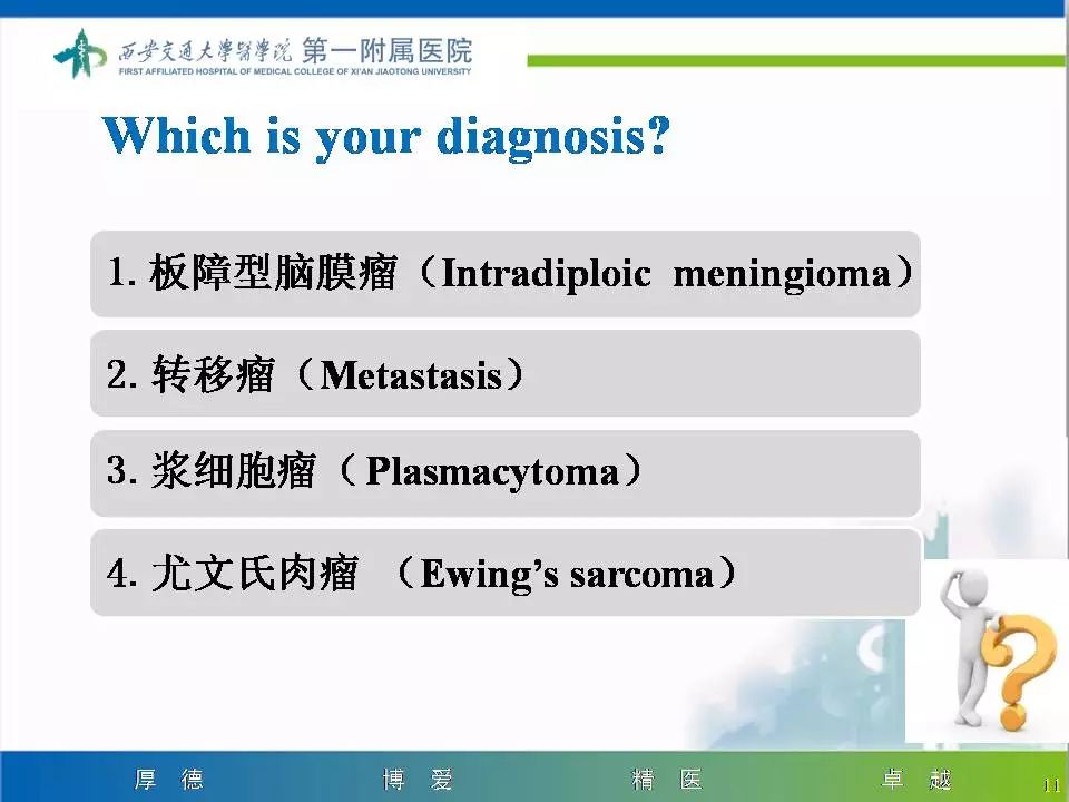 【病例】颅骨浆细胞瘤1例CT及MR影像