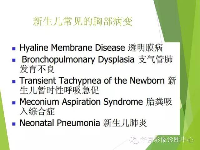 【PPT】新生儿常见的胸部病变