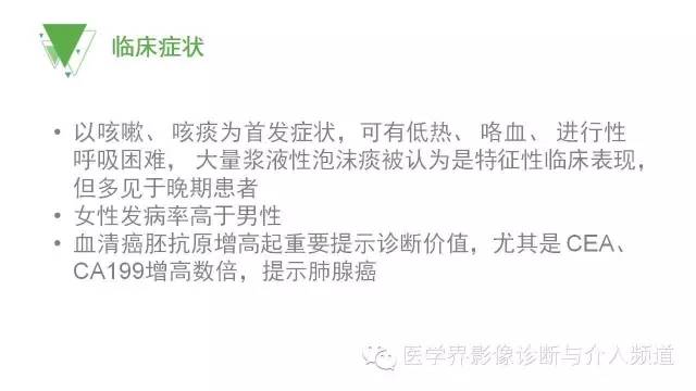 【PPT】细支气管肺泡肺癌的CT诊断