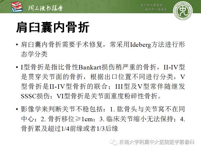 【PPT】急性肩关节损伤：外科医生想获知的内容