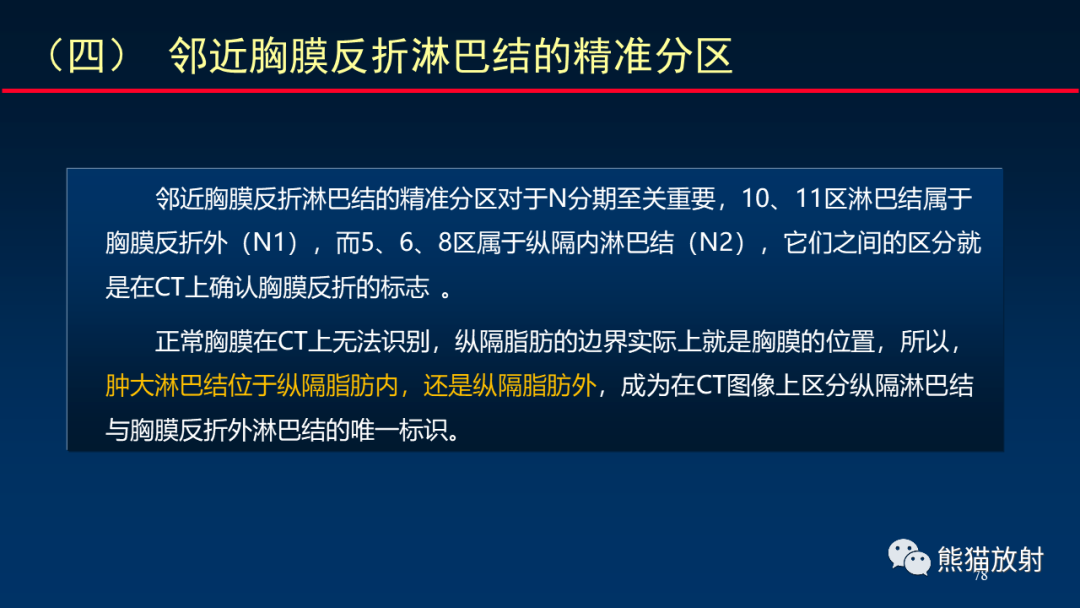 【PPT】纵隔与肺门淋巴结的识别与精准CT分区-78