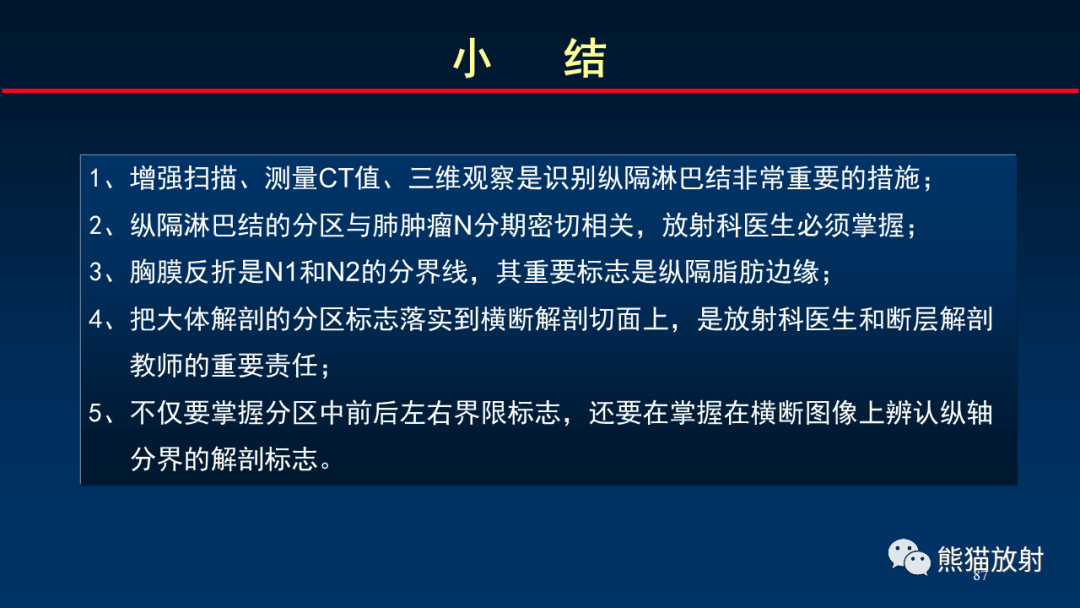 【PPT】纵隔与肺门淋巴结的识别与精准CT分区-87
