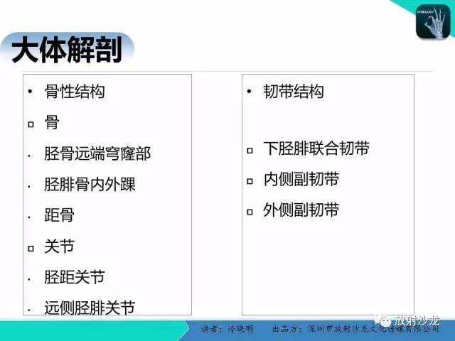 【PPT】基于损伤机制的踝关节急性损伤的影像学评估