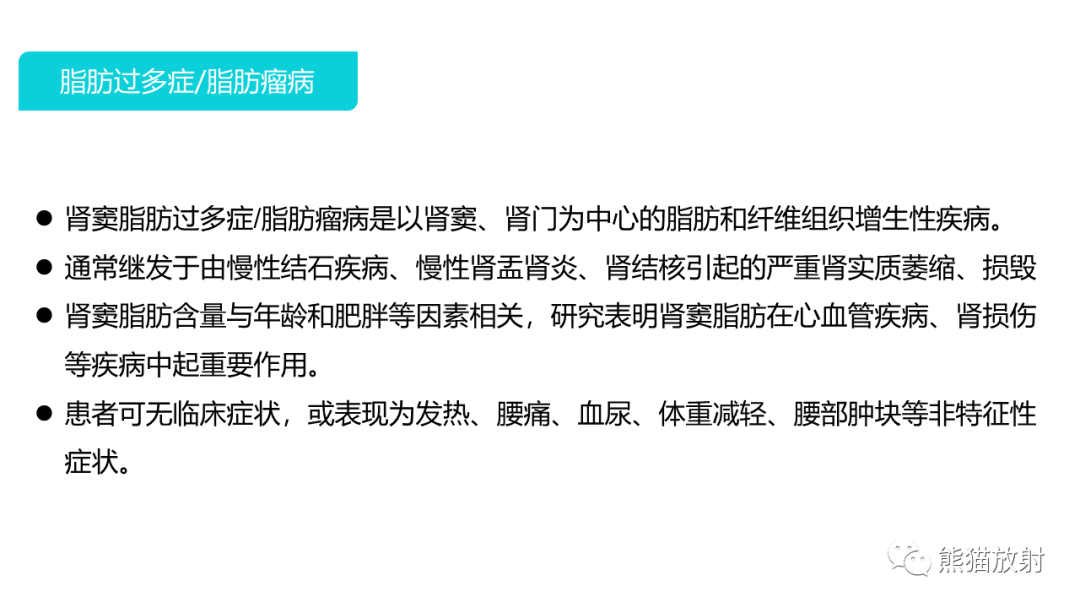 【PPT】肾窦病变影像诊断思路-21