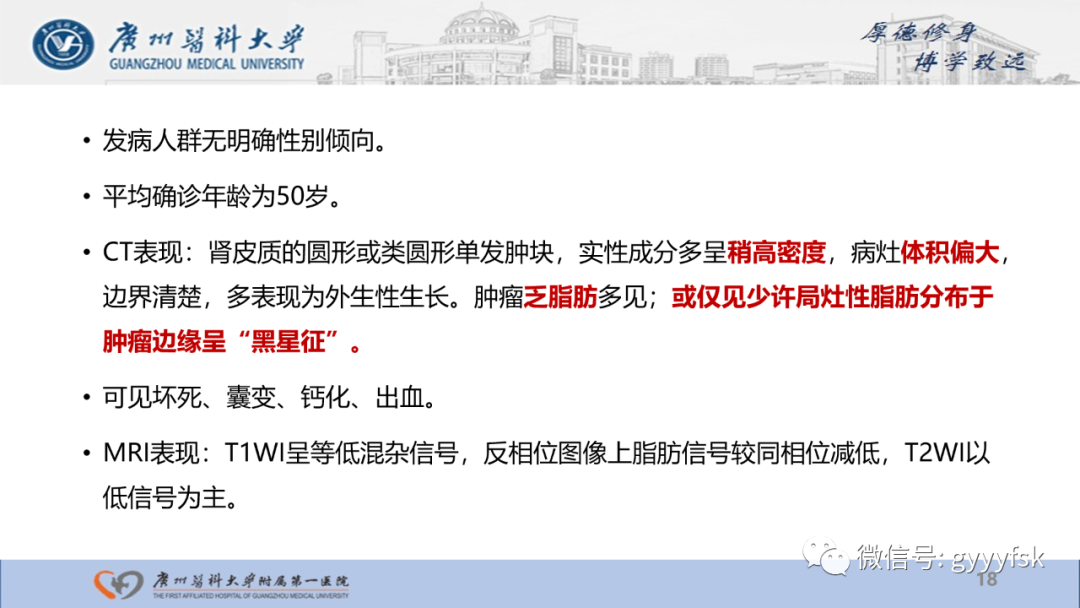 【PPT】肾少见肿瘤影像诊断的文献汇报-18