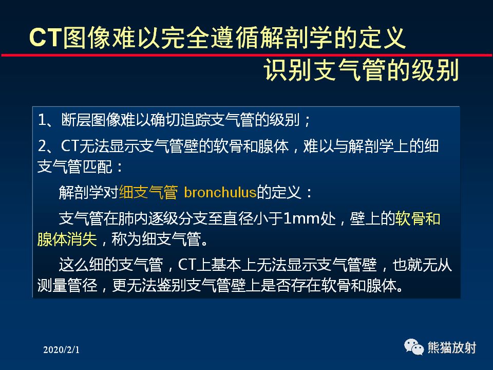 【PPT】精准判读支气管感染的基本CT表现